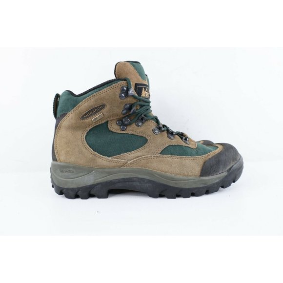 Vintage 90s Mens Size 8 Womens 10 Goretex Waterproof Hiking Ankle Boots Brown main image 2